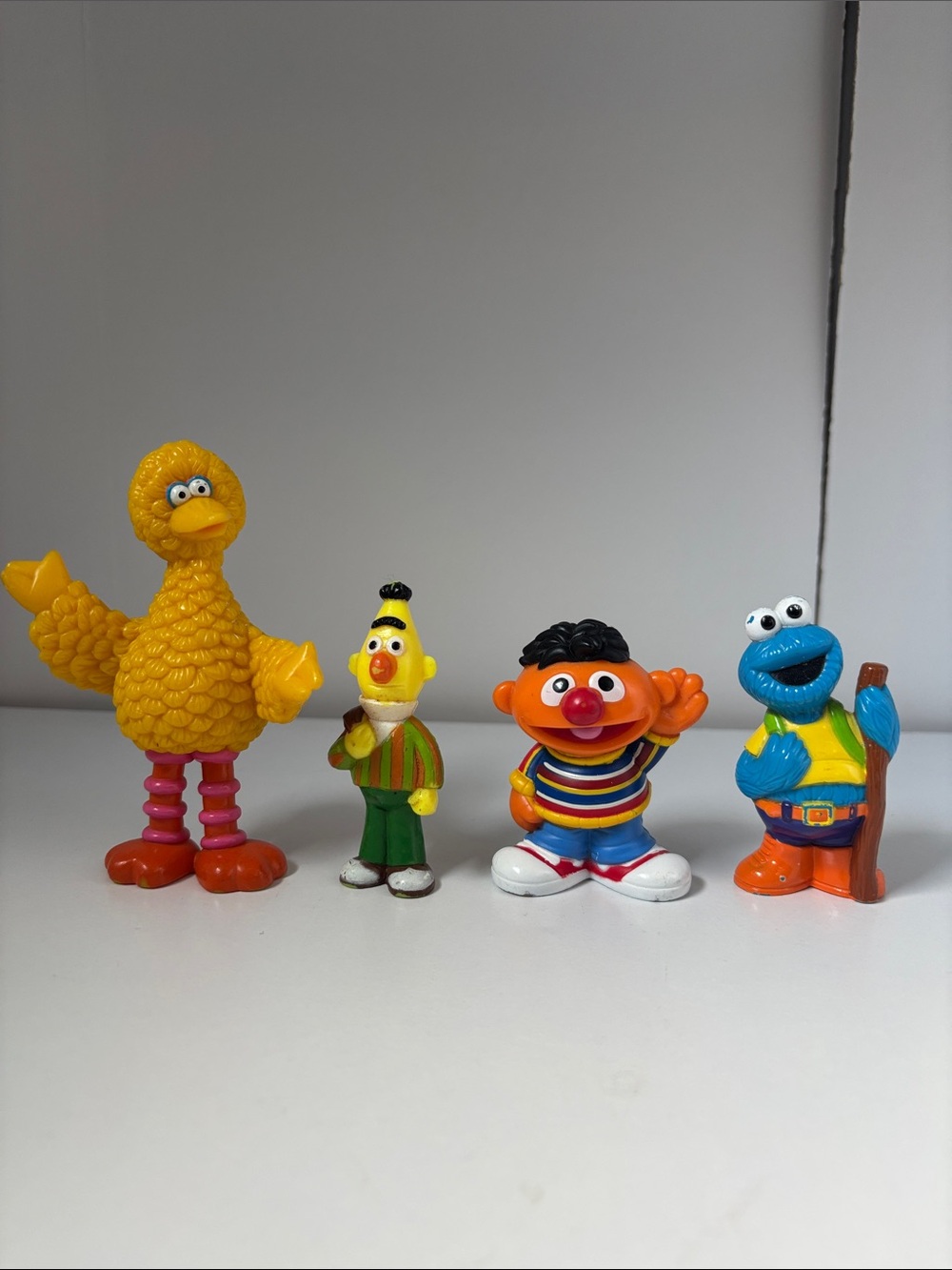 Vintage/Y2K/Retro Sesame Street Character Figurines